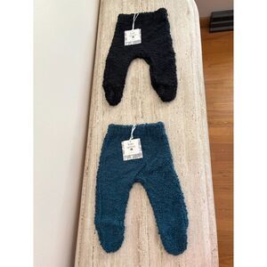 Lot of 2 NWT Kate Quinn Footed Sherpa Pants